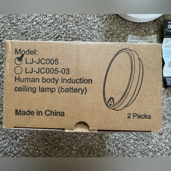 Sensor Brite Over Lite Ultra + Rechargeable Ceiling/ Wall Light - Picture 4 of 6